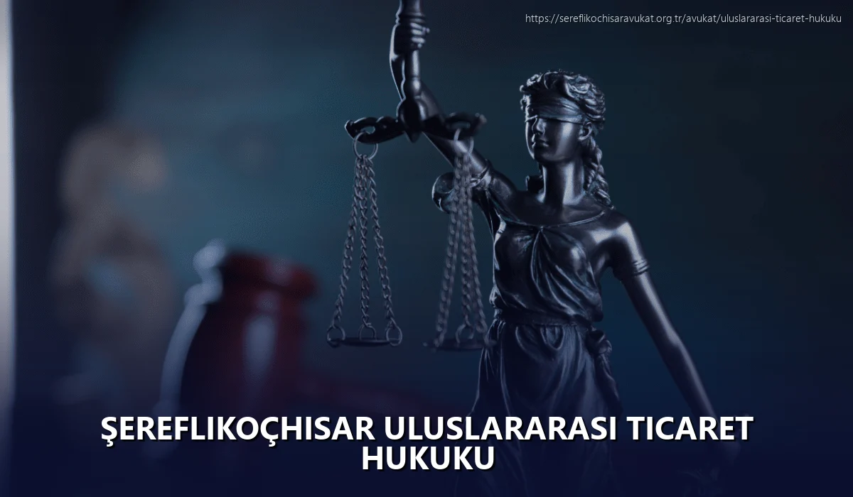 Şereflikoçhisar Uluslararası Ticaret Hukuku